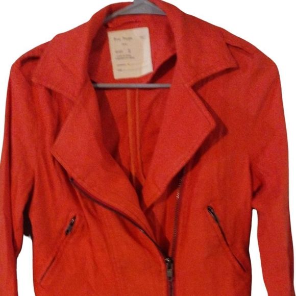 Moto Cropped Top Jacket Free People - Picture 9 of 9